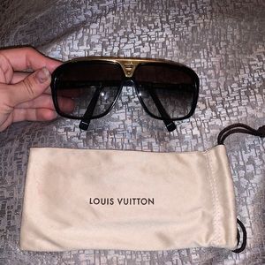 Authentic unisex LOUIS VUITTON AVIATOR SUNGLASSES